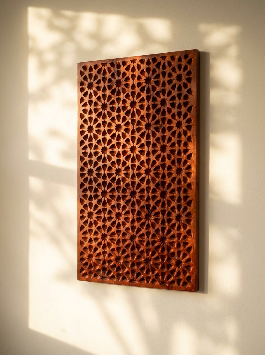 Checkered Arabesque - Islamic Wall Art