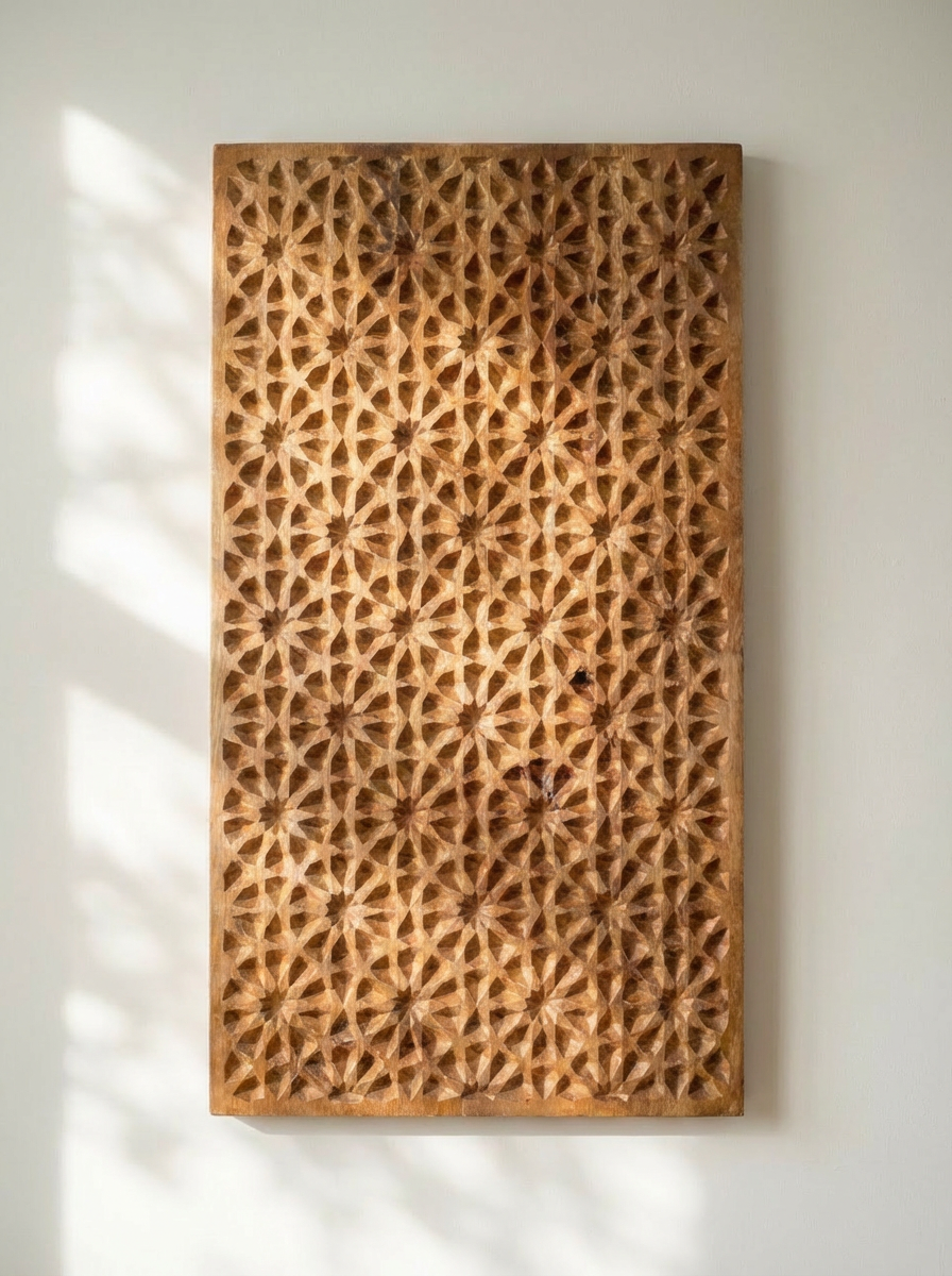 Checkered Arabesque - Islamic Wall Art